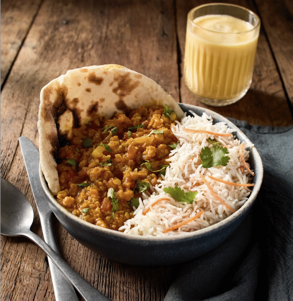 assiette de daal de lentilles