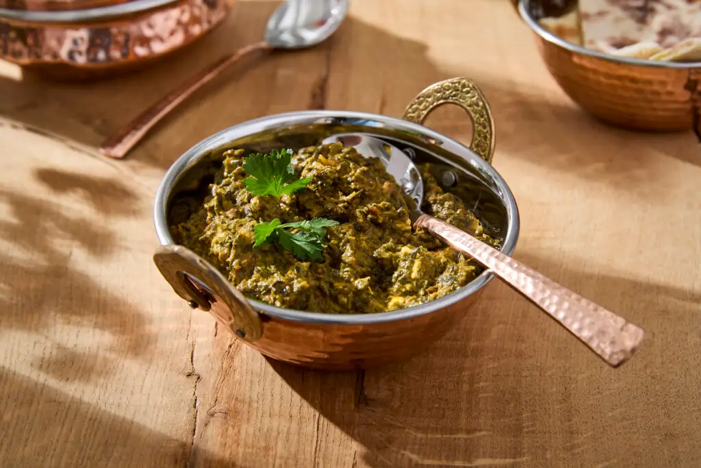 Plat palak épinards